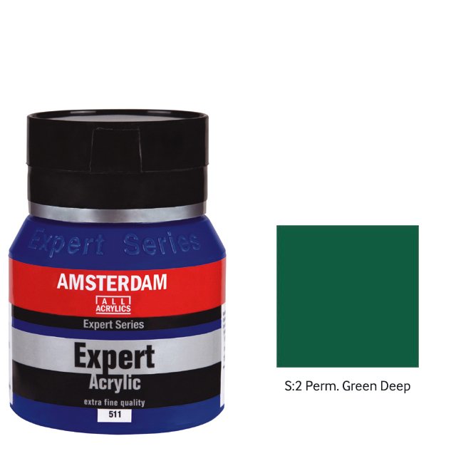 Talens Amsterdam Expert Serisi Akrilik Boya 400ml - S:2 Perm. Green Deep