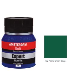 Talens Amsterdam Expert Serisi Akrilik Boya 400ml - S:2 Perm. Green Deep