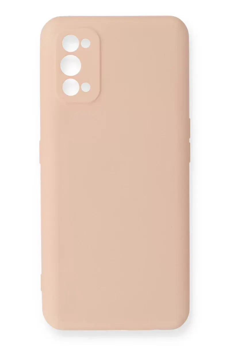 Newface Realme 7 Pro Kılıf Nano İçi Kadife Silikon - Pudra