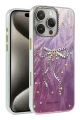 Newface İphone 16 Pro Max Kılıf Blade Aynalı Desenli Kapak - Desen 1