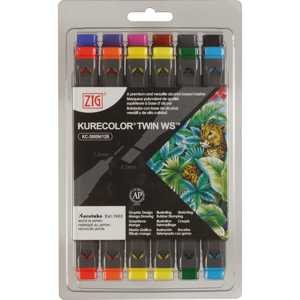 Kurecolor Twin Ws 12'li Marker Seti - Natural Colors