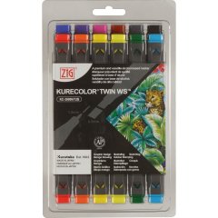 Kurecolor Twin Ws 12'li Marker Seti - Natural Colors
