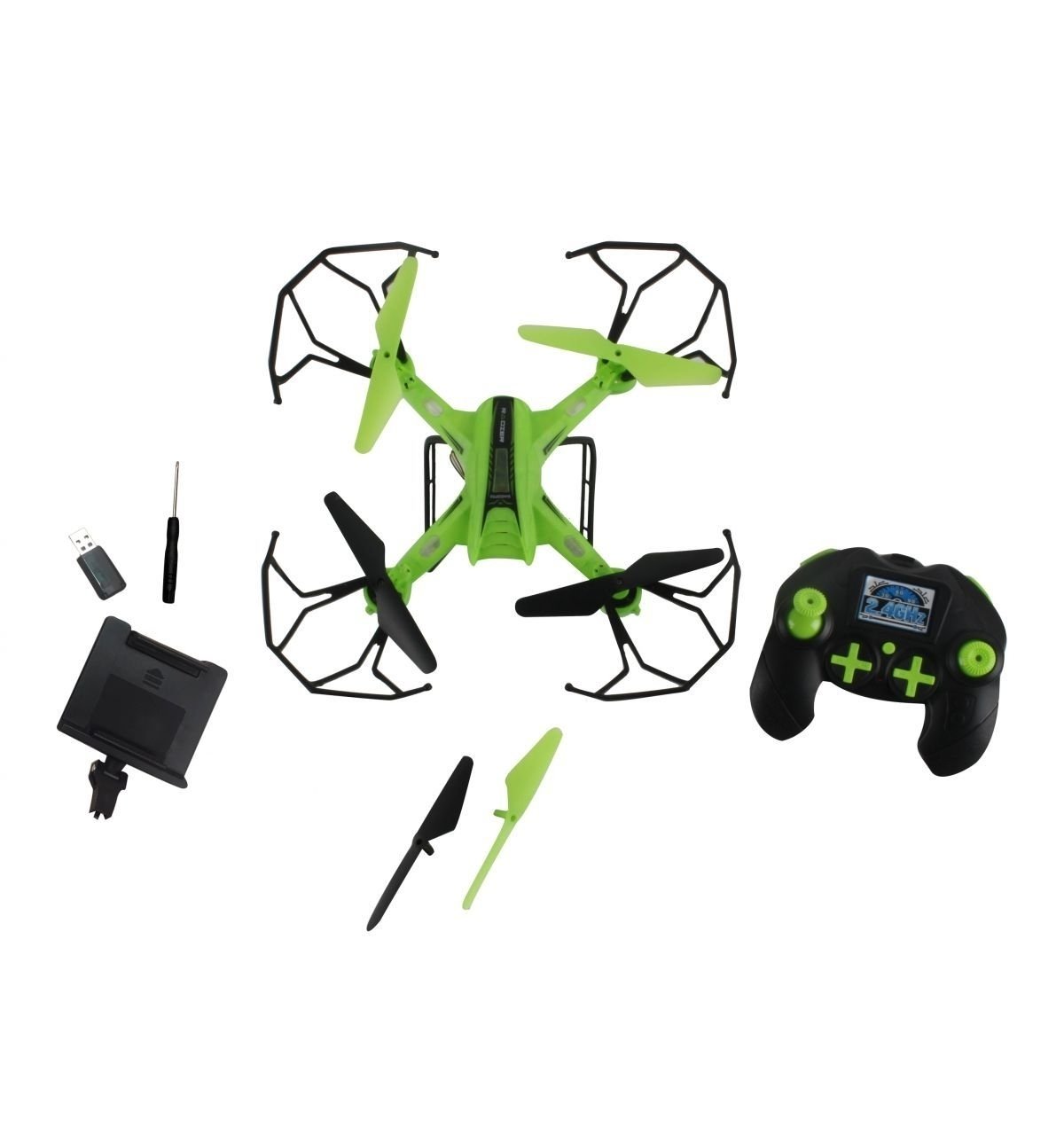 Sky Phantom DH861-X11YW Wifi + Kamera Led Işıklı Drone - Yeşil
