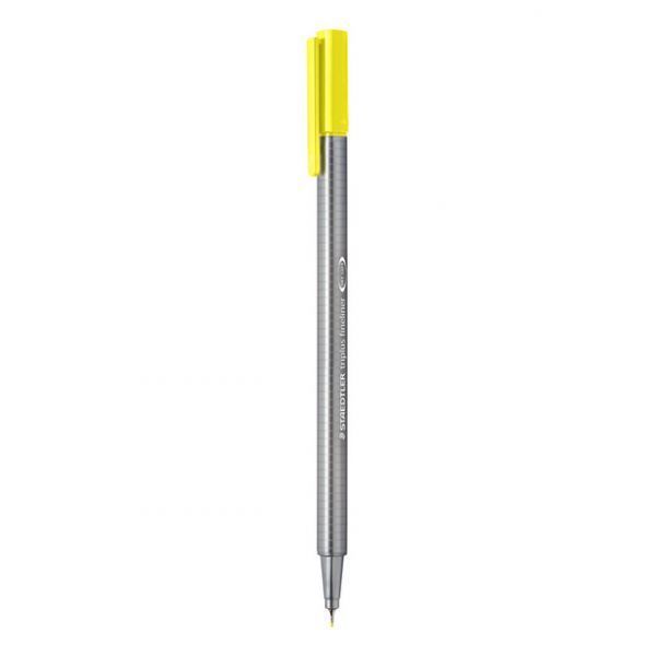 Üçgen Fineliner - 0.3 mm - Açık Sarı