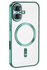 Newface Apple İphone 16 Kılıf Kross Magneticsafe Kapak - Turkuaz