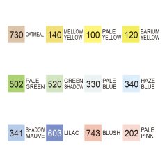 Kurecolor Twin Ws 12'li Marker Seti - Pale Colors