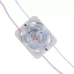 Powermaster Pm-14717 12 Volt 2 Watt Karışık (r+b) Yanıp Sönen Çakar 4333-3030 Modül Led 43x33x28mm