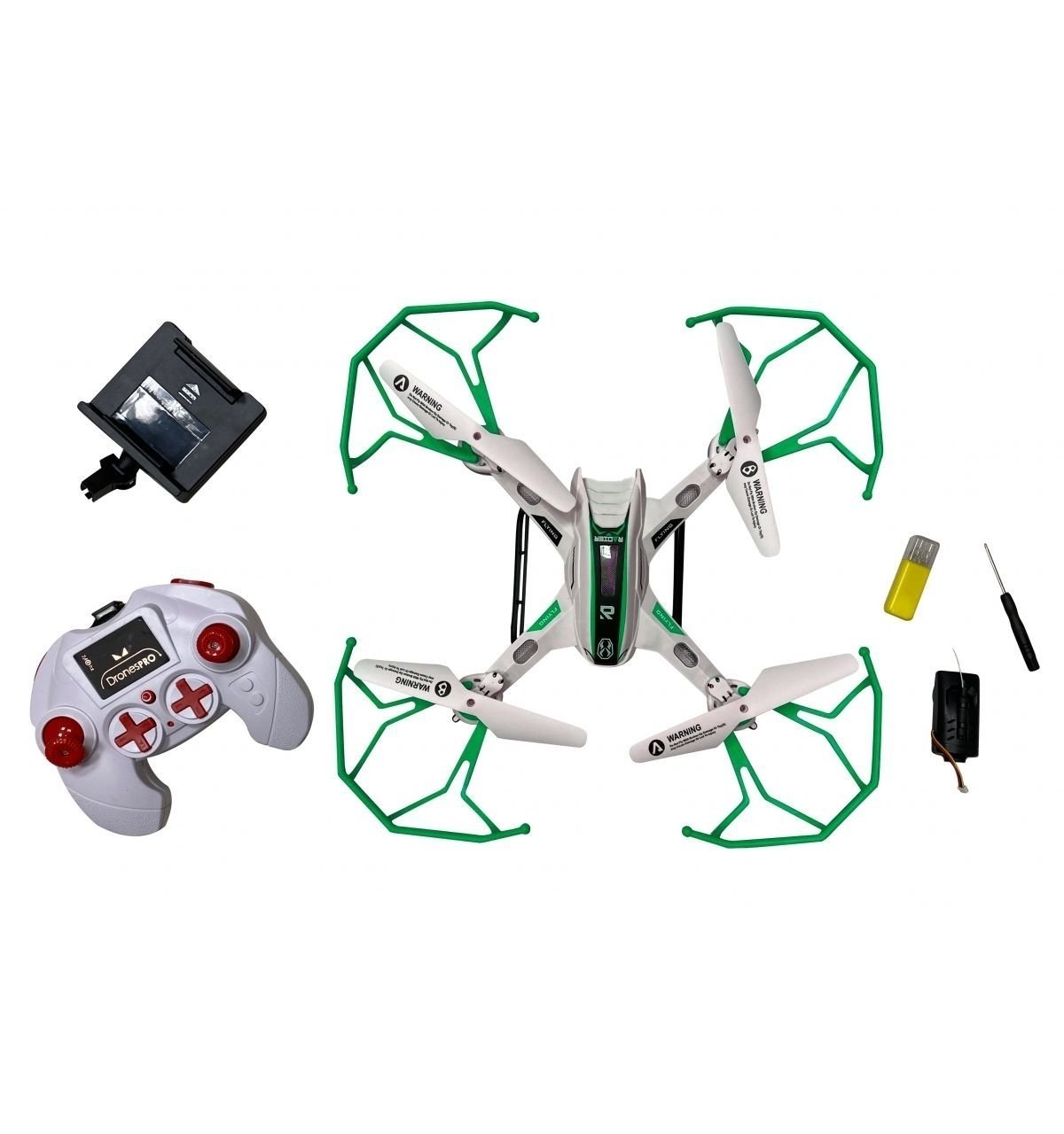Sky Phantom CH085W Wifi + Kamera 3D Led Işıklı Drone - Yeşil