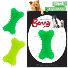 Benny Köpek Oyuncağı Kemik 5.5 x 10 cm Çeşitli Renklerde