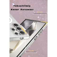 Joko Samsung Galaxy S24 Ultra Kılıf  Magsafe Kapak - Şeffaf