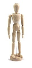 Ahşap Model Manken 20cm