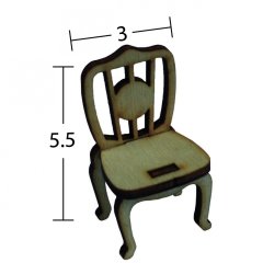 Ahşap Minyatür Sandalye N:MN58