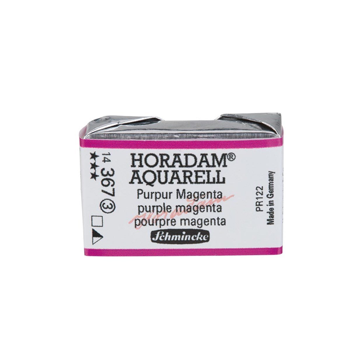 Horadam Artist Tam Boy Tablet Suluboya - Purple Magenta - Seri 3