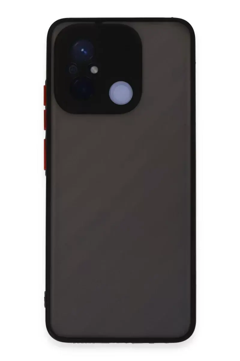 Newface Xiaomi Redmi 12c Kılıf Montreal Silikon Kapak - Siyah