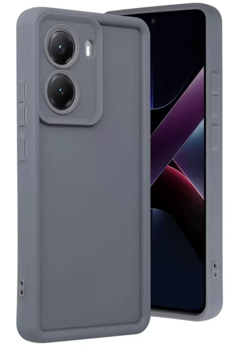 Newface Xiaomi Poco X7 Pro Viera Silikon - Gri