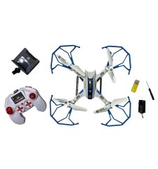 Sky Phantom CH085W Wifi + Kamera 3D Led Işıklı Drone - Mavi