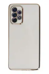 Newface Samsung Galaxy A52 Kılıf Volet Silikon - Beyaz