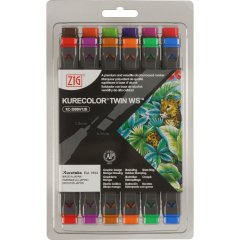 Kurecolor Twin Ws 12'li Marker Seti - Brilliant Colors