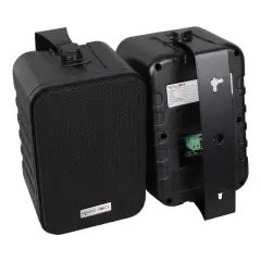 Magicvoice F-lhy4a 4'' (10 Cm) Hat Trafolu Duvar Tipi Sütun Hoparlör (10w Rms / 150w Peak - Mp3 Usb Uyumlu) Çiftli Takım Set - Siyah