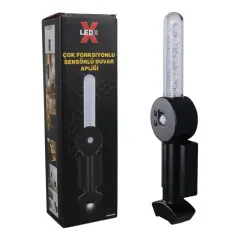 Ledx Yd-24060 Mıktanıslı Rgb Renkli Usb Şarjlı 800 Mah 3 Kademeli Işıklı Sensörlü Duvar Aplik