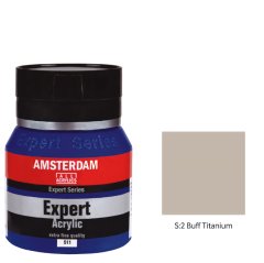 Talens Amsterdam Expert Serisi Akrilik Boya 400ml - S:2 Buff Titanium
