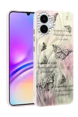 Newface Samsung Galaxy A06 Kılıf Blade Aynalı Desenli Kapak - Desen 6