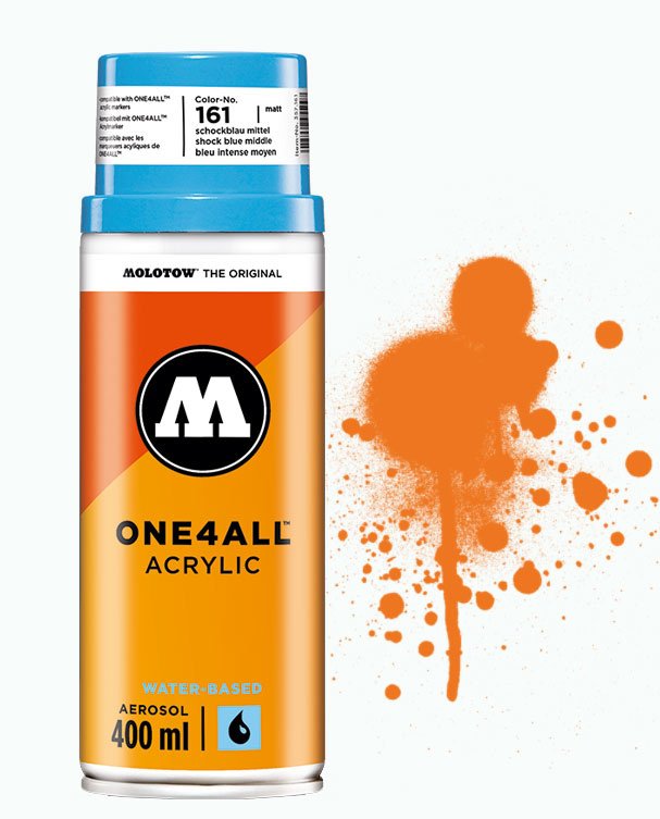 ONE4ALL Akrilik Sprey Boya 400ml - N:085 DARE Orange