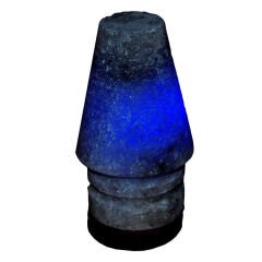 Abajur Şekilli Doğal Kaya Tuzu Lambası Çankırı Kablolu Ampullü Beyaz 1-2 Kg