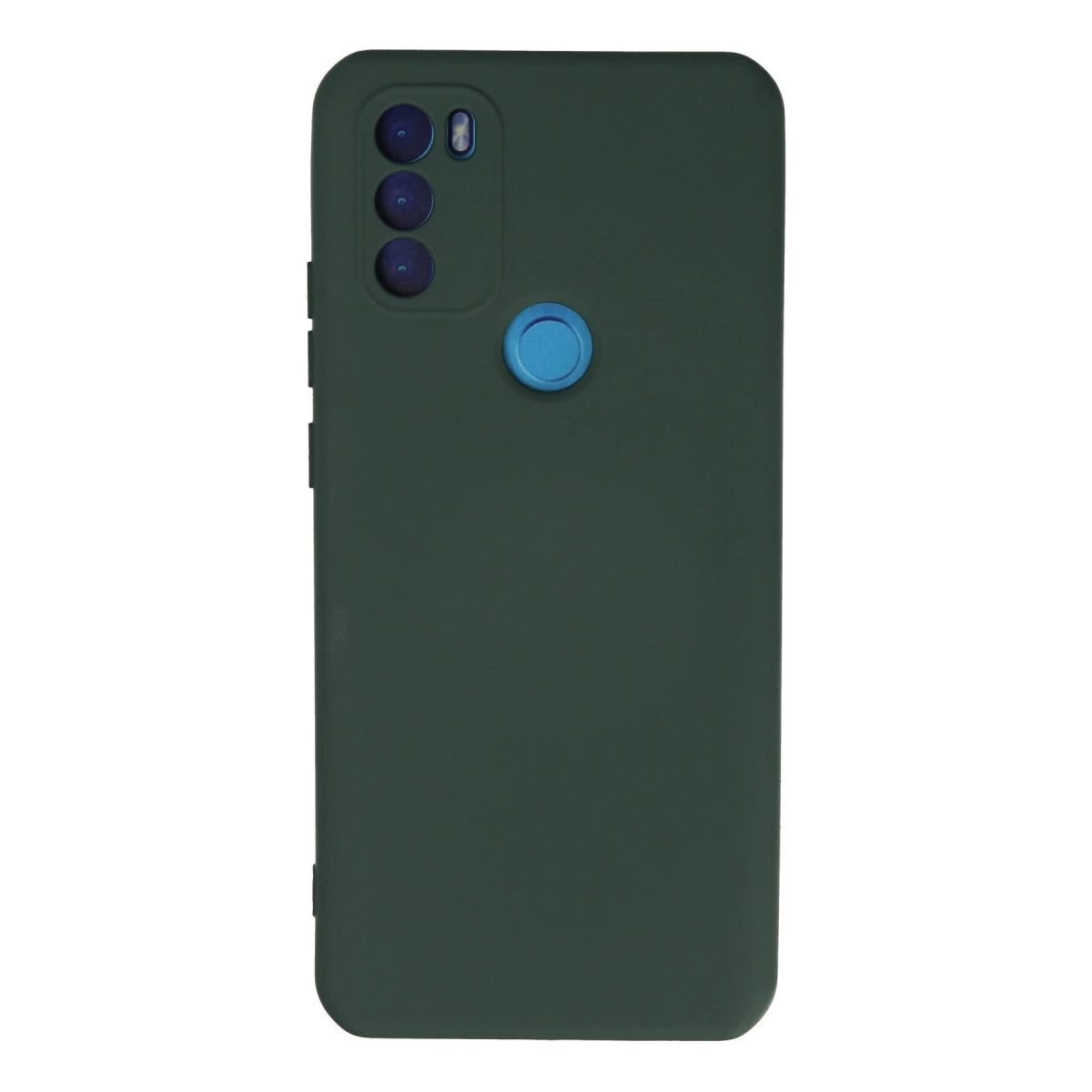 General Mobile Gm 21 Plus Kılıf Nano İçi Kadife Silikon - Koyu Yeşil