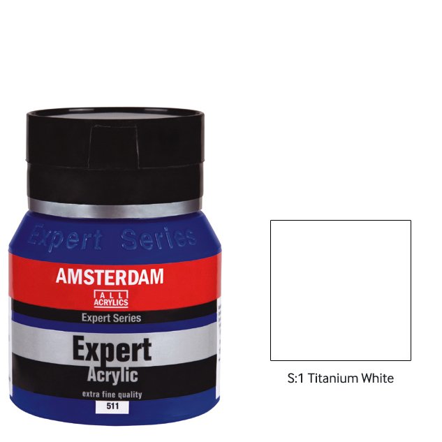 Talens Amsterdam Expert Serisi Akrilik Boya 400ml - S:1 Zinc White