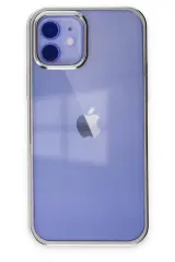 Newface İphone 12 Kılıf Element Silikon - Gümüş