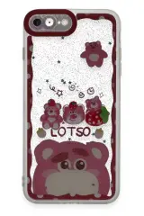 Newface İphone 7 Kılıf Sweet Desenli Silikon Kapak - Pembe