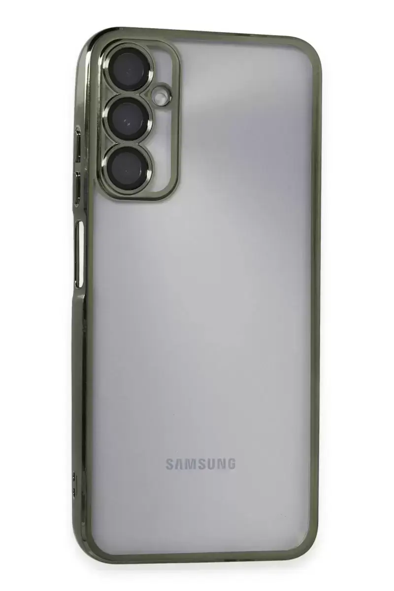 Newface Samsung Galaxy A05s Kılıf Razer Lensli Silikon - Yeşil