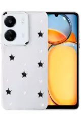 Newface Xiaomi Redmi 13c Fiyonk Desenli Kapak - Desen 7