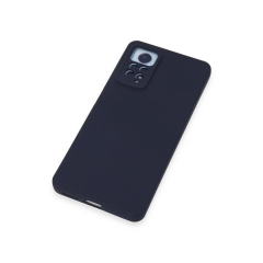 Xiaomi Redmi Note 12 Pro 4g Kılıf Nano İçi Kadife Silikon - Lacivert