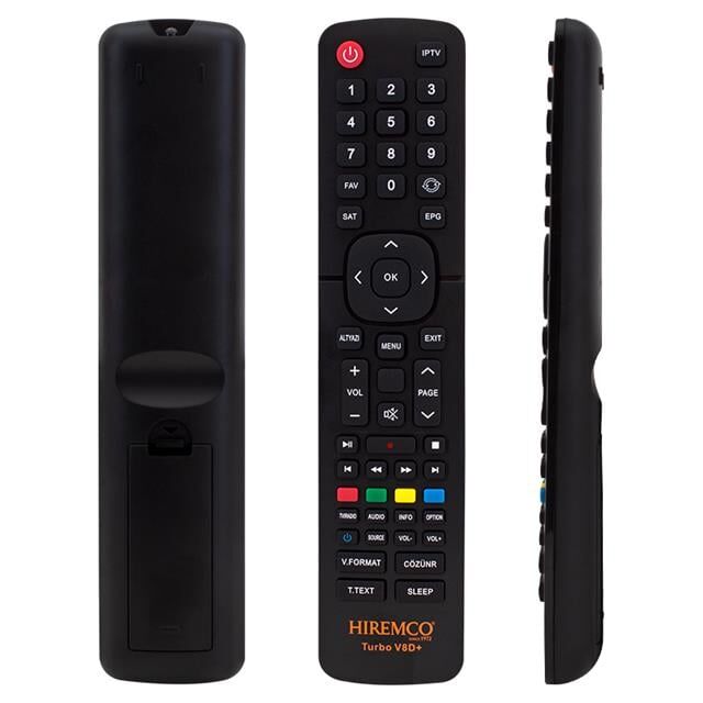 Hiremco Turbo V8d+ Uydu Alıcı Kumandası