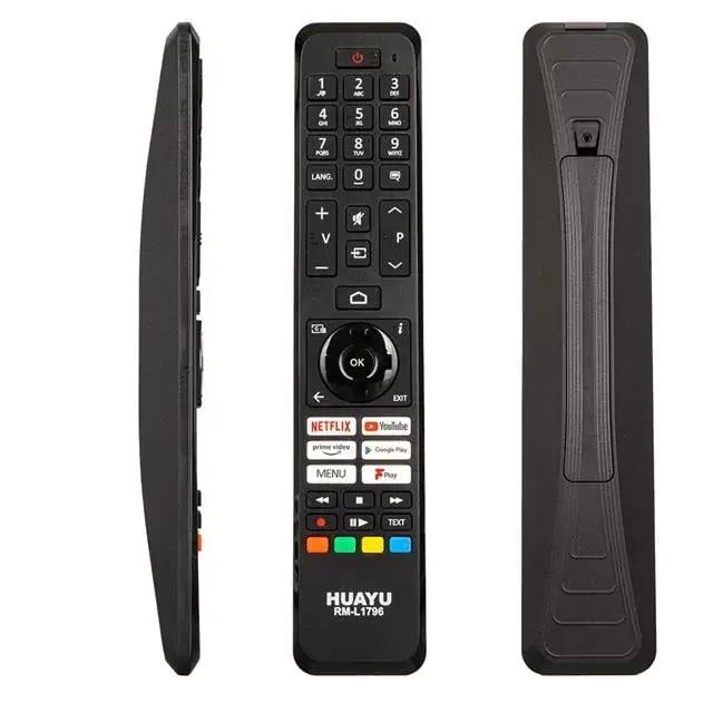 Huayu Rm-l1796 Netflix-youtube-prime Video-google Play- Menu-tv3 Play Tuşlu Vestel Universal Lcd Led Tv Kumanda