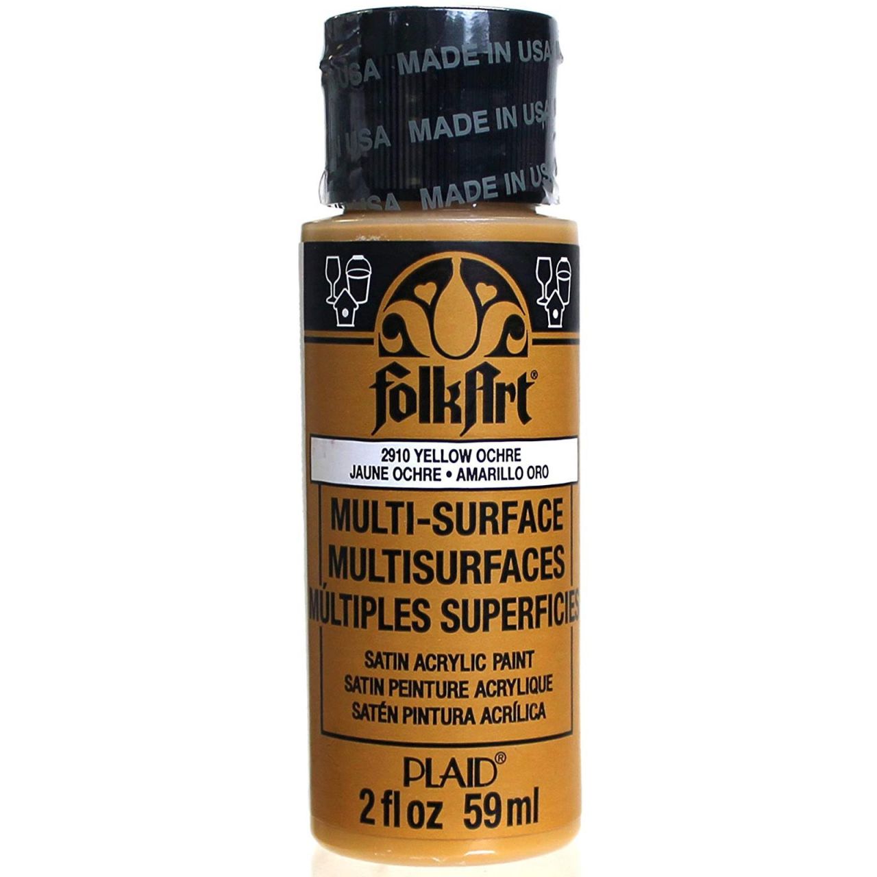 Multi Surface Akrilik Boya 59ml N:2910 Yellow Ochre