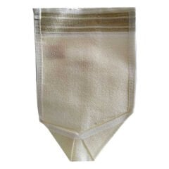 İpek Sırt ve Vücut Tellak Kese Beyaz 16X27