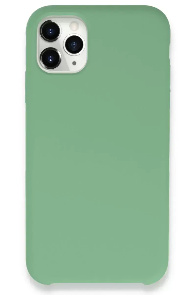Newface Apple İphone 11 Pro Kılıf Lansman Legant Silikon - Yeşil