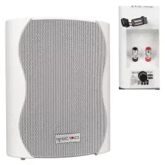 Magicvoice F-lhy4s 4'' (10 Cm) Hat Trafolu Duvar Tipi Sütun Hoparlör (10w Rms / 150w Peak - Mp3 Usb Uyumlu) - Beyaz