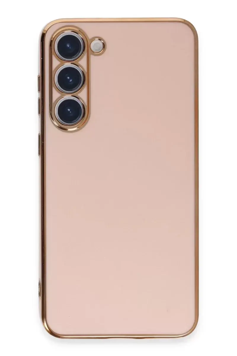 Newface Samsung Galaxy S23 Kılıf Volet Silikon - Pembe