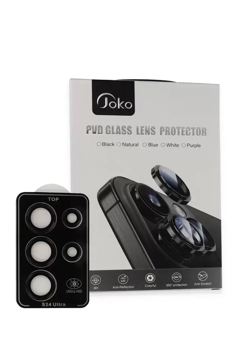 Joko Samsung Galaxy S23 Ultra Pvd Metal Kamera Lens - Siyah