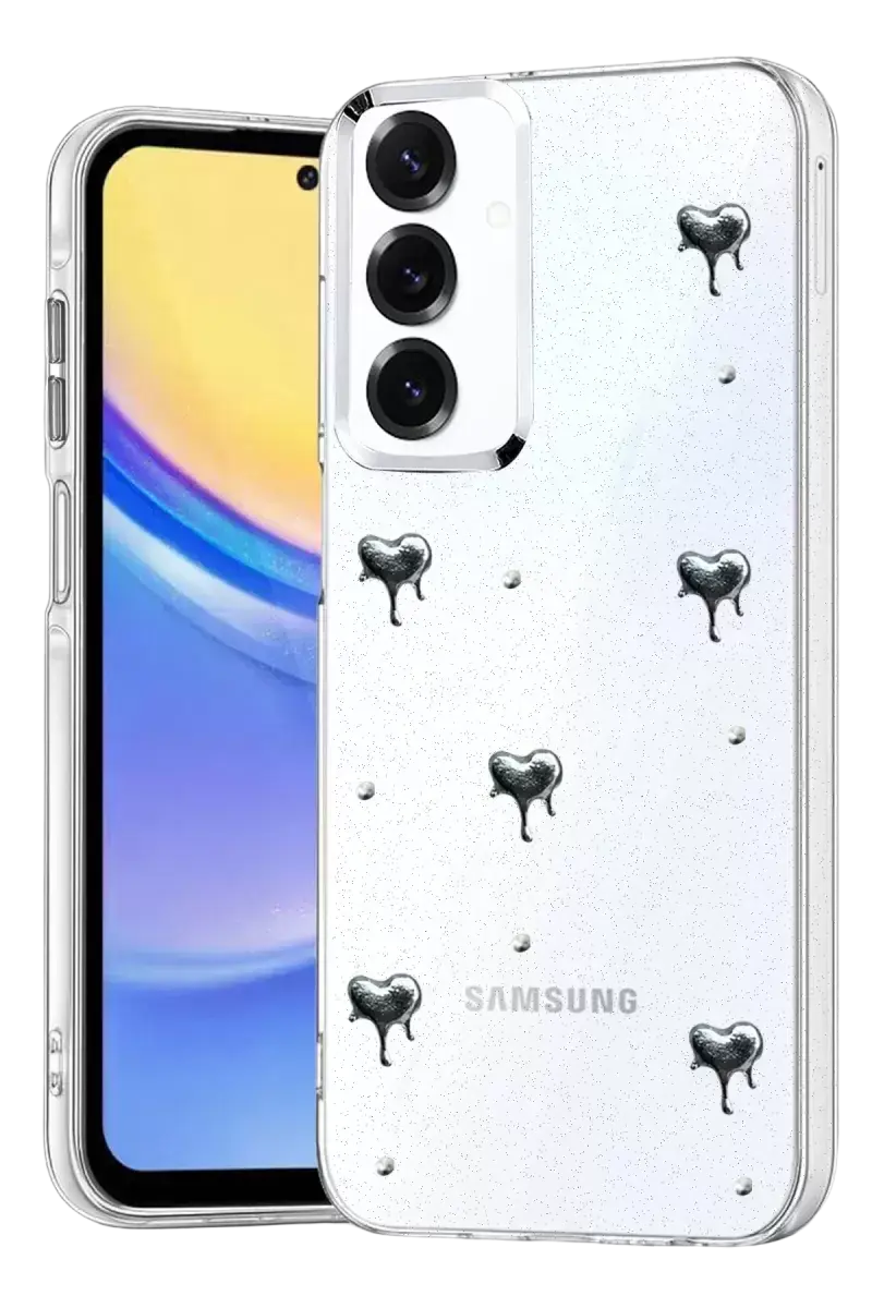 Newface Samsung Galaxy S25 Fiyonk Desenli Kapak - Desen 1