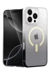 Newface Apple İphone 16 Pro Pummel Shiny Magsafe Kapak - Siyah