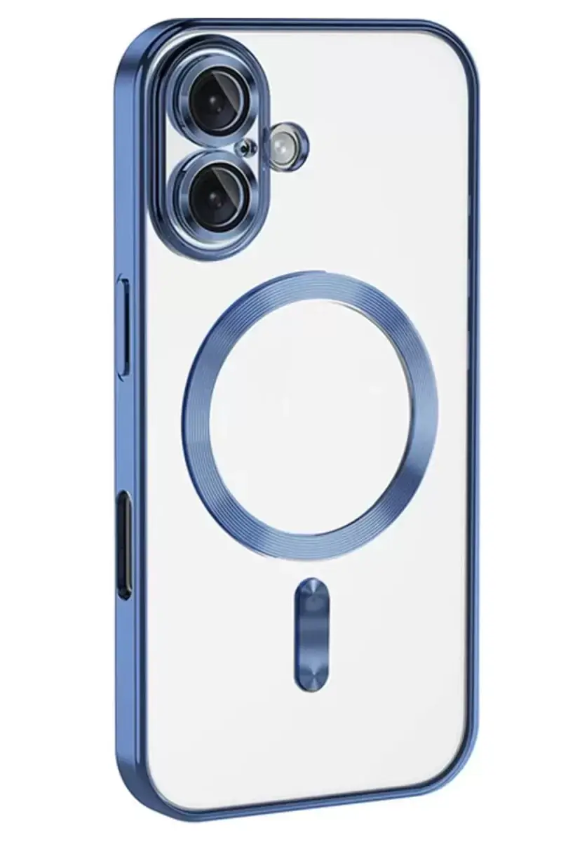 Newface Apple İphone 16 Kılıf Kross Magneticsafe Kapak - Mavi
