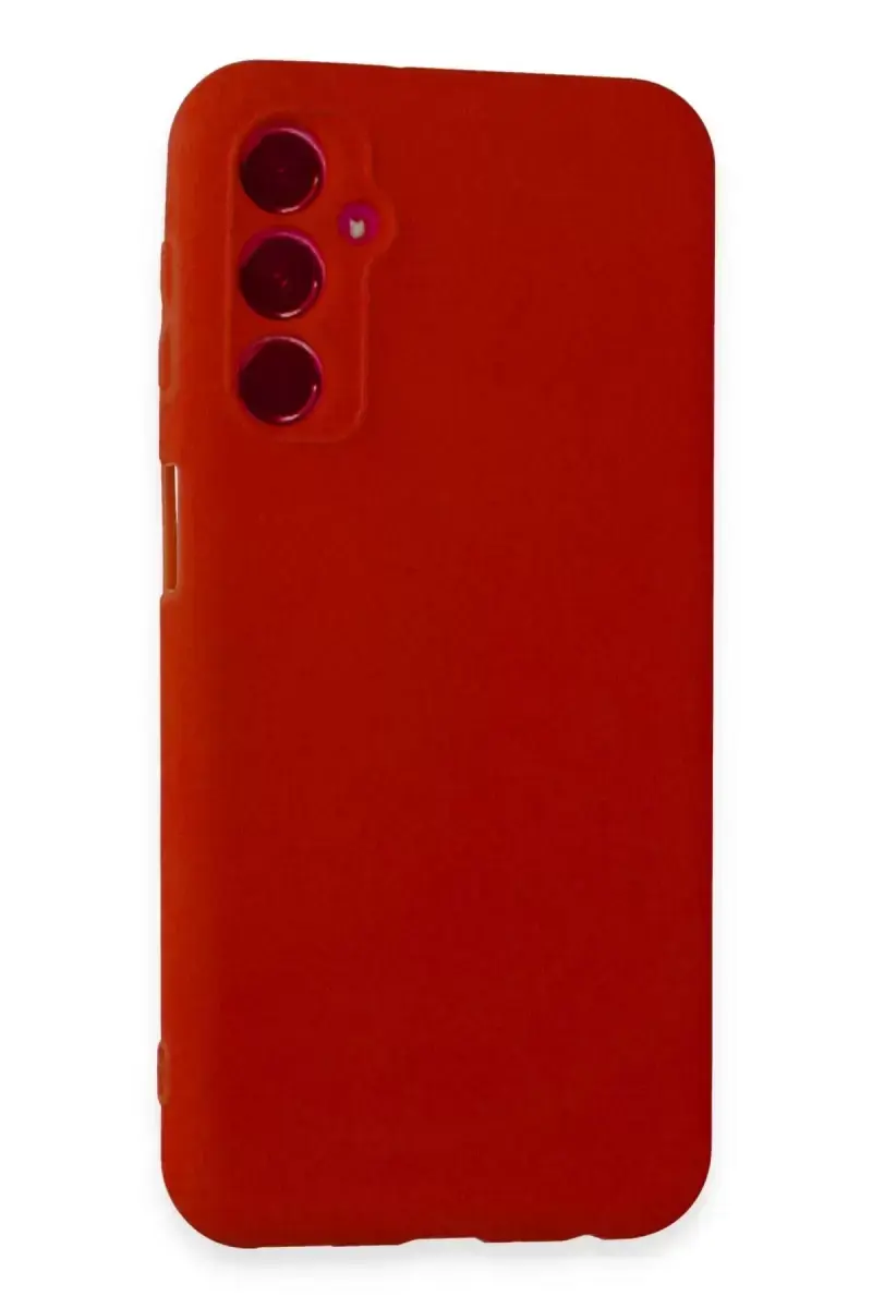 Newface Samsung Galaxy M34 5g Kılıf First Silikon - Kırmızı