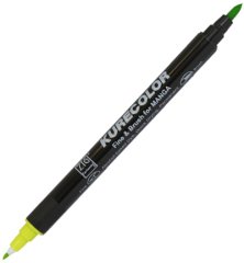 Kurecolor Fine&Brush For Manga Çift Taraflı Kalem N:124 Yellow Green