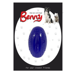 Benny Köpek Oyuncağı Sert Elips Top 8 x 4.5 cm Çeşitli Renklerde