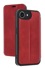 Newface İphone 16e Kılıf Flip Cover - Kırmızı